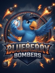 BlueBerry Bombers Logo