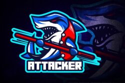 Shark Attack Logo