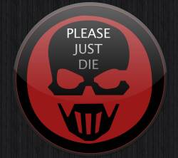 Please Die !!! Logo