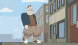 Balls hanging lopsided Logo