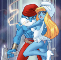 poppa smurf Logo
