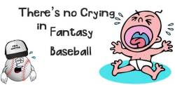 No Crying in Fantasy Baseball Logo