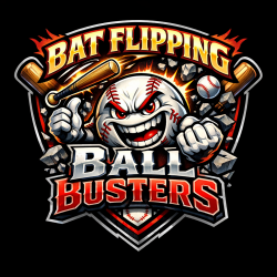 Bat Flipping Ball Busters Logo