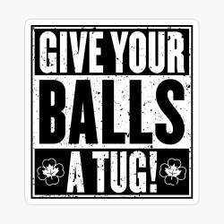 Give Your Balls a Tug Logo