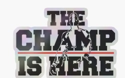 The Champ is Here Logo
