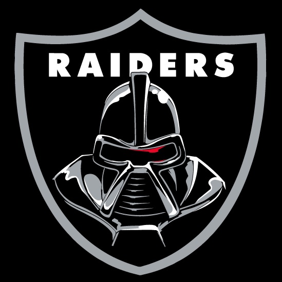 End zone Raiders Logo