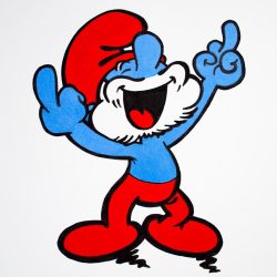 Papa Smurfs Logo
