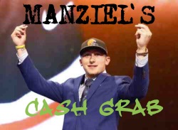 Manziel's Cash Grab Logo