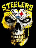 Dr. J and The Home of the Steelers Skeleton Logo