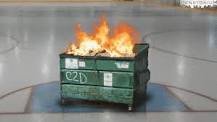 Dumpster Fire Logo