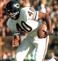 RB Gale Sayers #40 Logo