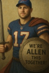 We're Allen this together Logo