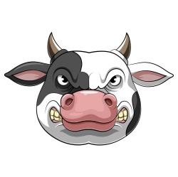 DC's Fighting Cows Logo
