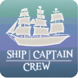 Ship Captain Crew Logo