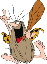 Captain Caveman! Logo