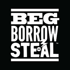 Beg, Burrow and Steal Logo