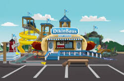 DikinBaus Hot Dogs Logo