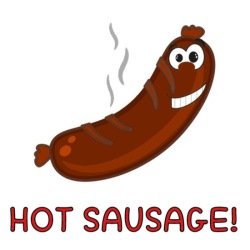 Hot Sausage power Logo