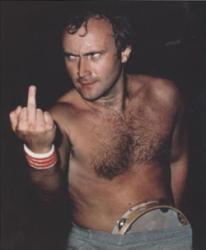 Angry Phil Collins Logo