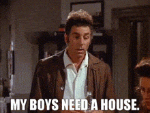 My boys need a house Logo