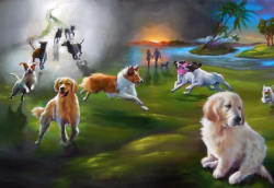 All Dogs Go To Heaven Logo