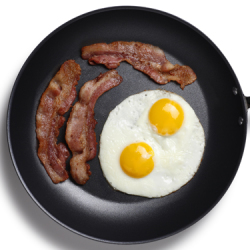 $ 1807 Eggs and Bacon Logo