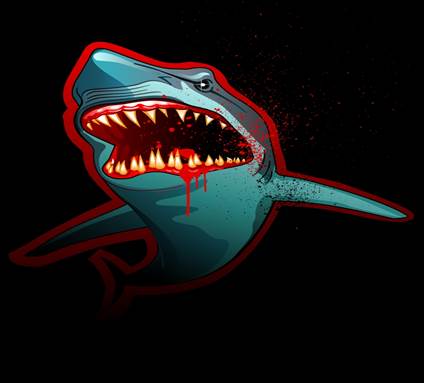 Shark Attack Logo