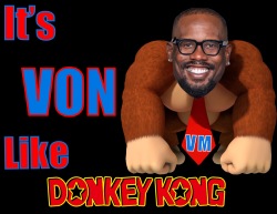 It's Von like Donkey Kong Logo