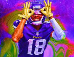 Griddy Fly for a Vikes Guy Logo
