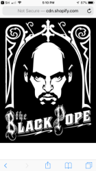 Black Pope Logo