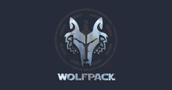 2 Man Wolfpack Logo