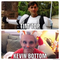 Tim Top Kevin Bottom Logo